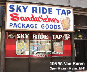 Sky Ride Tap - downtown Chicago tap at 105 W. Van Buren St.